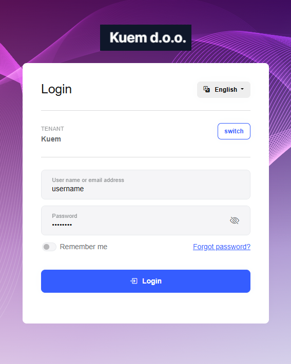 login-page-credentials