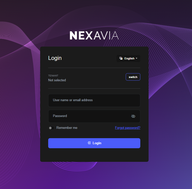 Web secure multi-tenant login screen